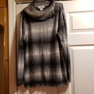 Ladies cowl neck sweater
